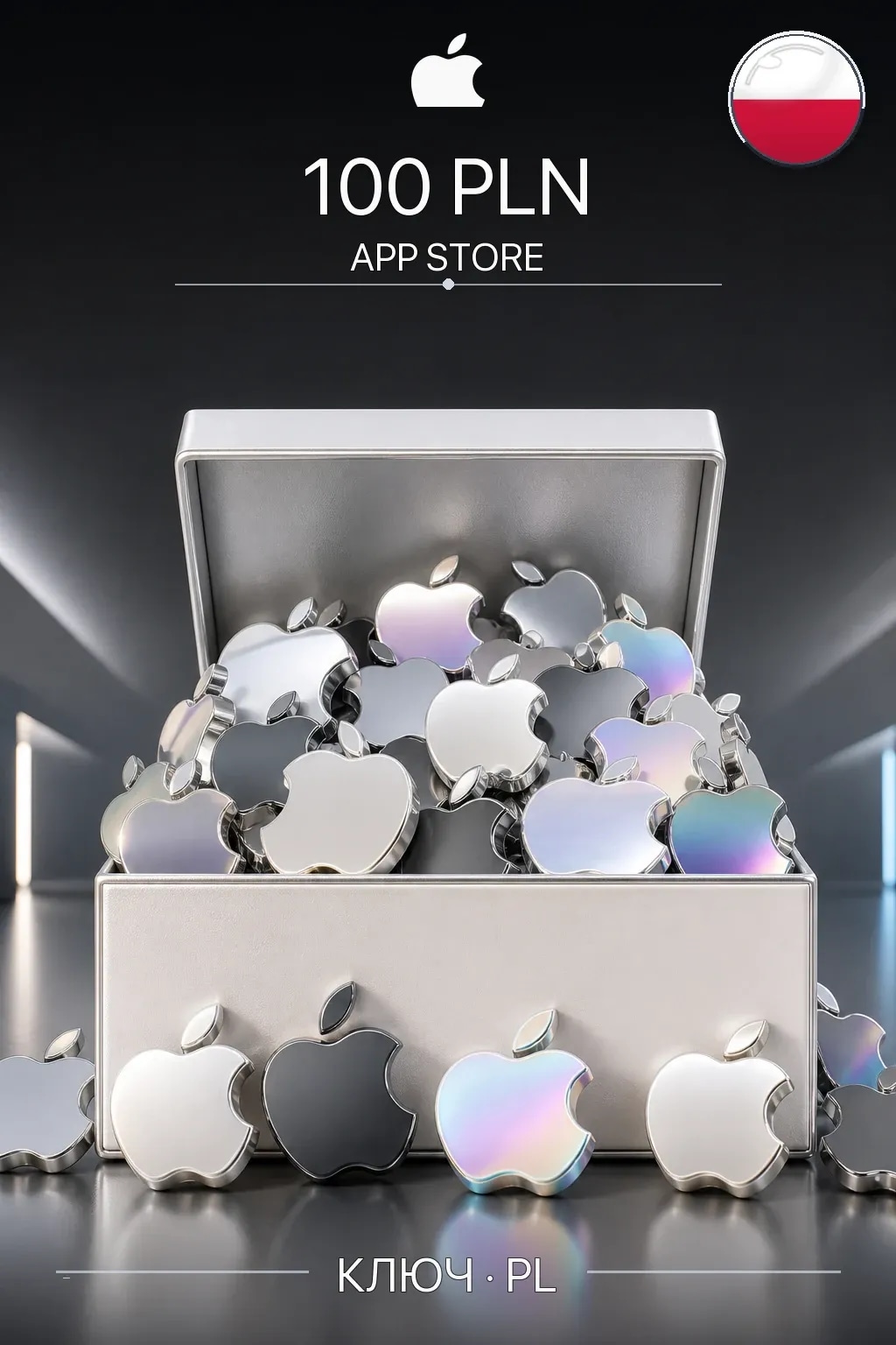 PLN 100 Apple gift card